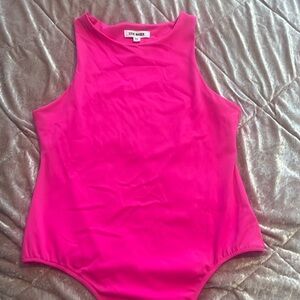 Hot pink Steve Madden bodysuit